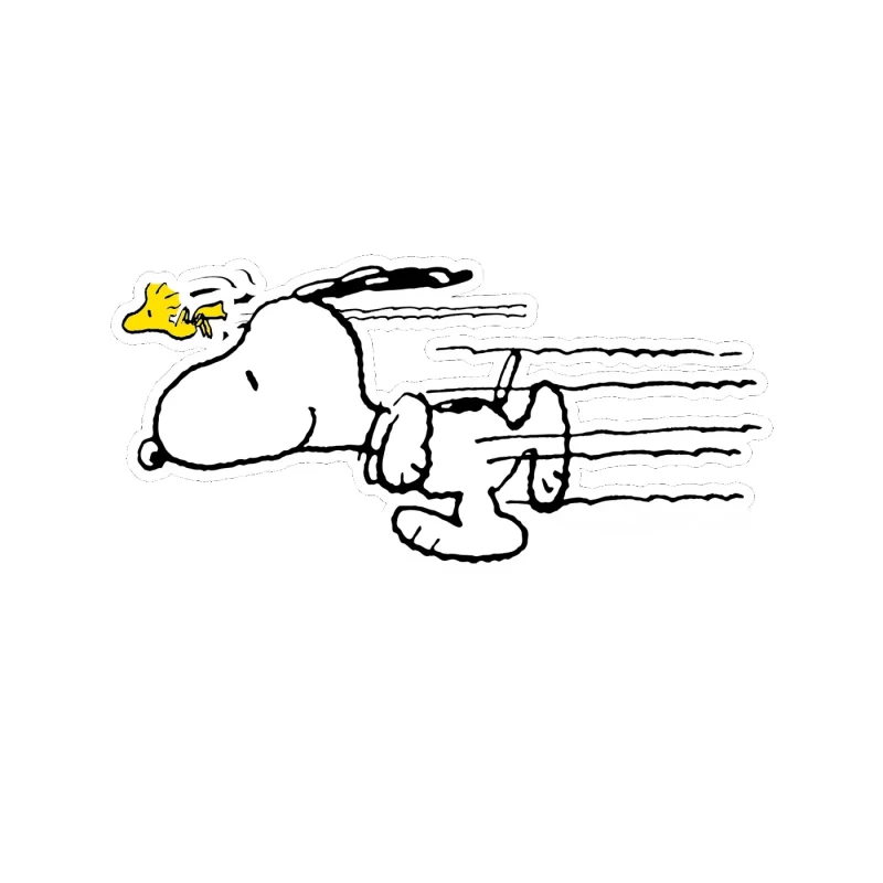 Snoopy Full Color Vinyl Decal