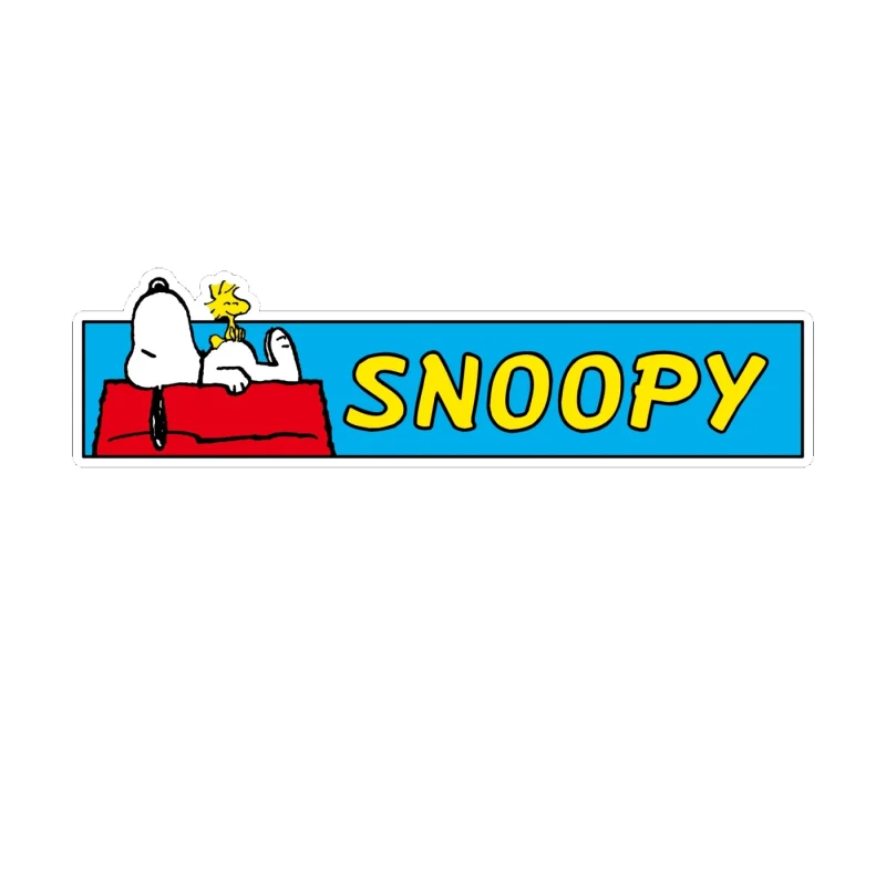 Snoopy Full Color Vinyl Decal