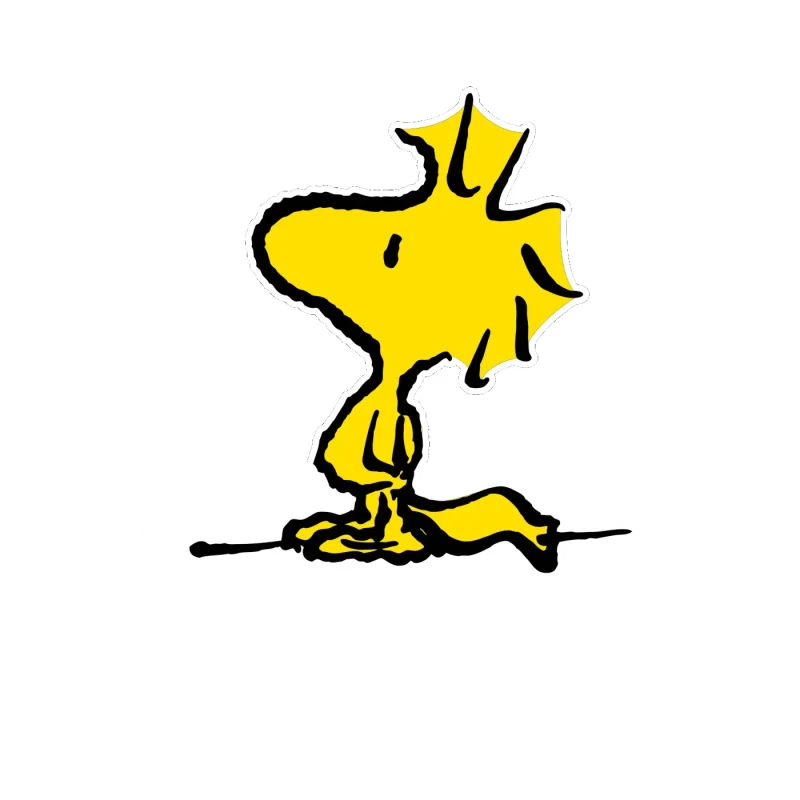 Snoopy- Woodstock Full Color Vinyl Decal