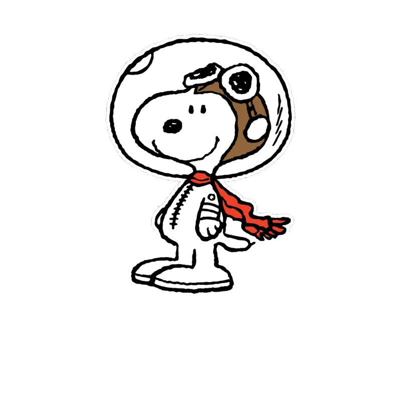 Snoopy Full Color Vinyl Decal