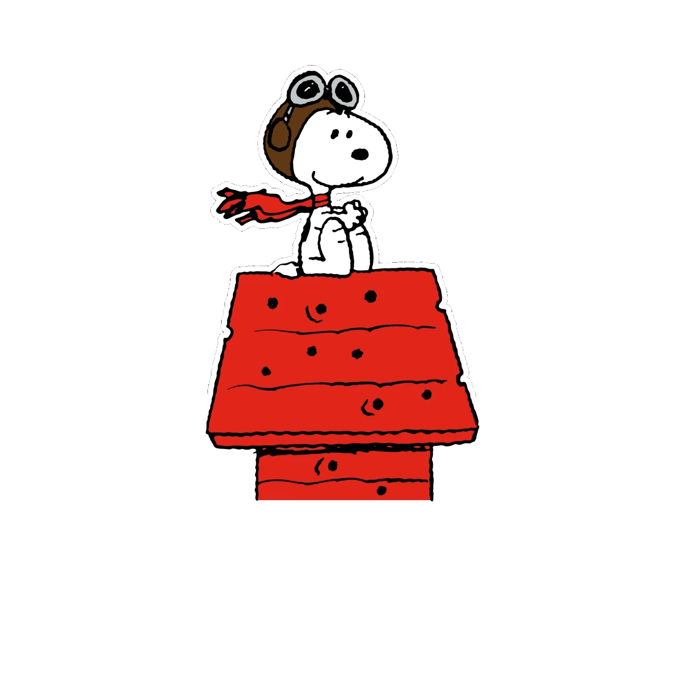 Snoopy - Snoopy Dog House - Full Color Vinyl Decal