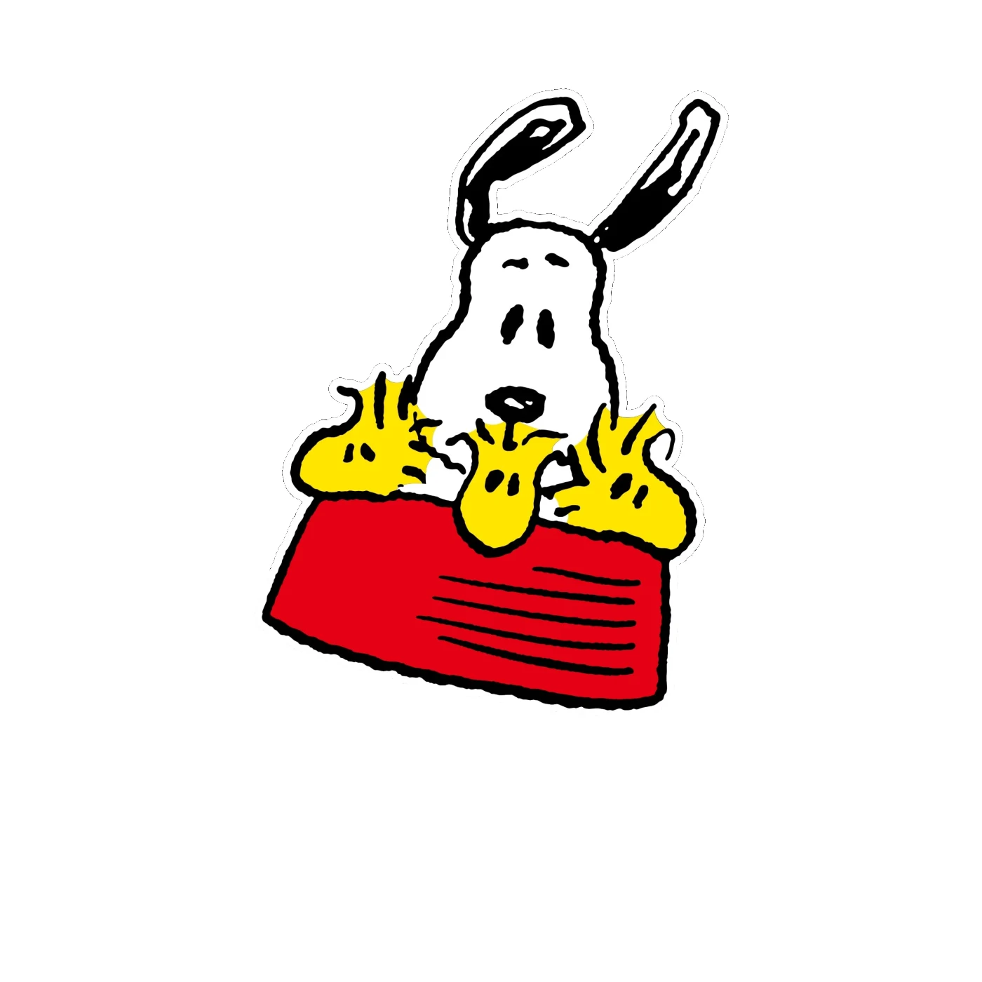 Snoopy - Snoopy Woodstock - Full Color Vinyl Decal