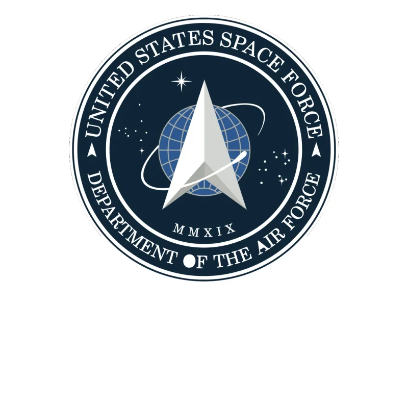 Space Force Full Color Vinyl Decal