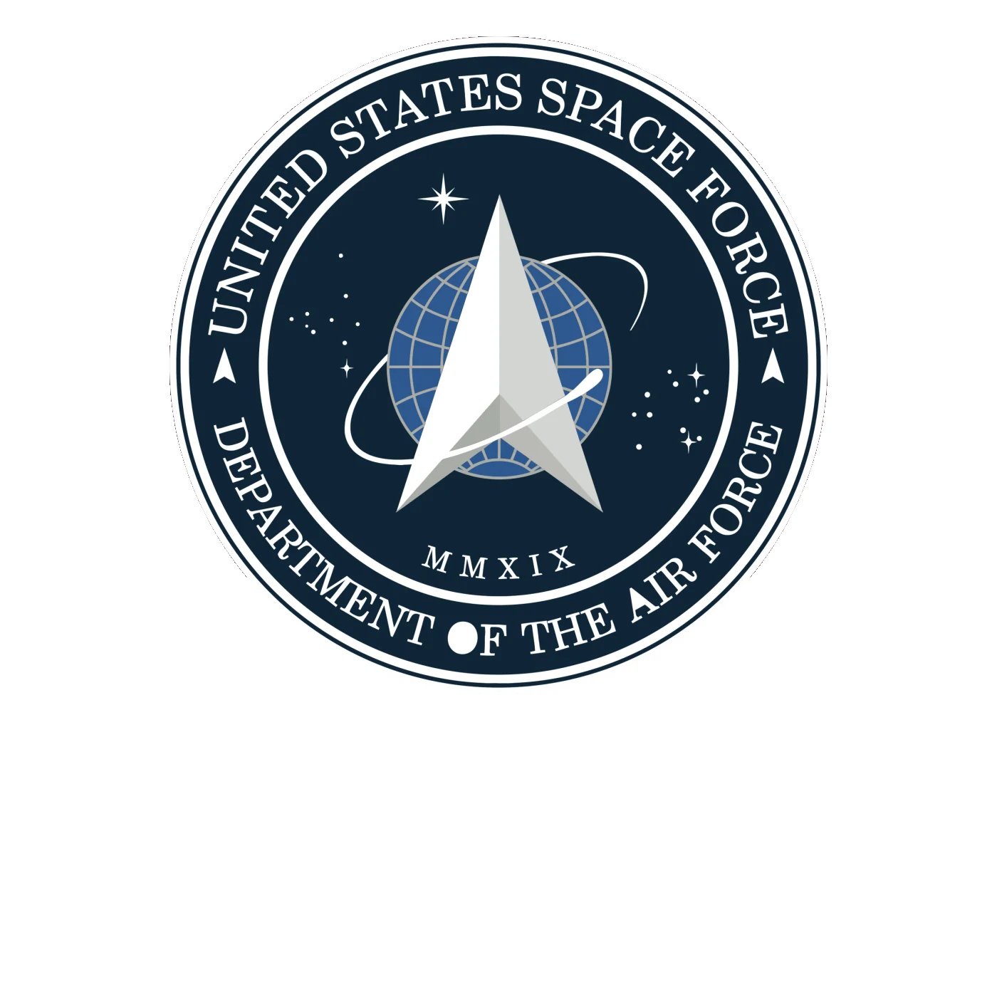 Space Force Full Color Vinyl Decal