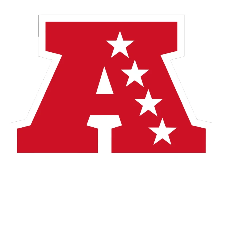 AFC Logo Full Color Vinyl Sticker - Custom Size