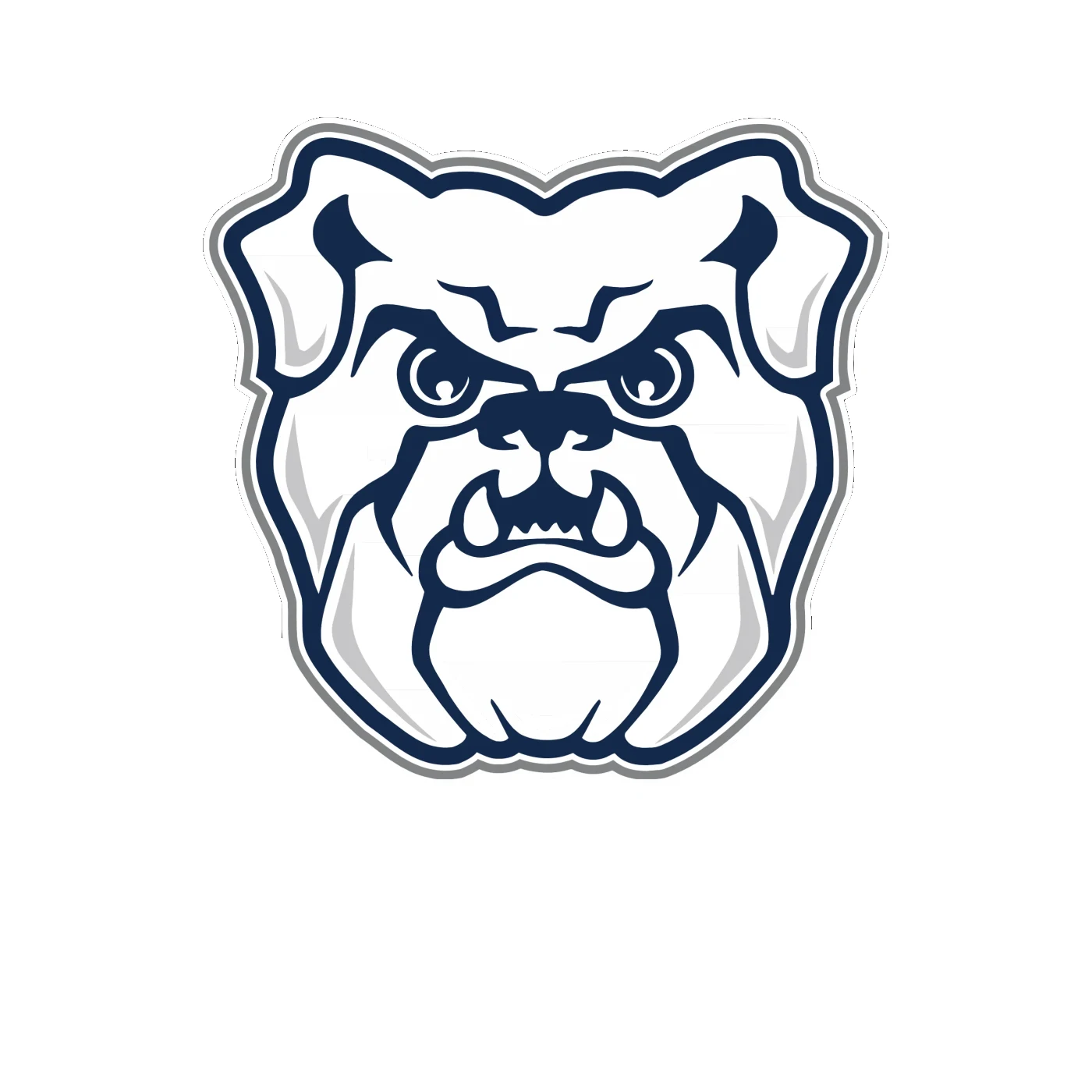 Butler Bulldogs Full Color Vinyl Decal - Custom Size