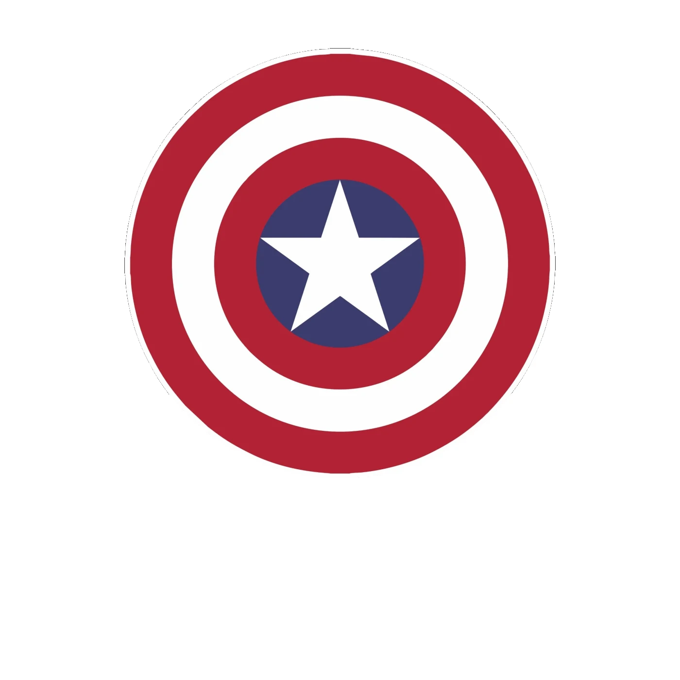 Captain America - Full Color Vinyl Sticker - Custom Size