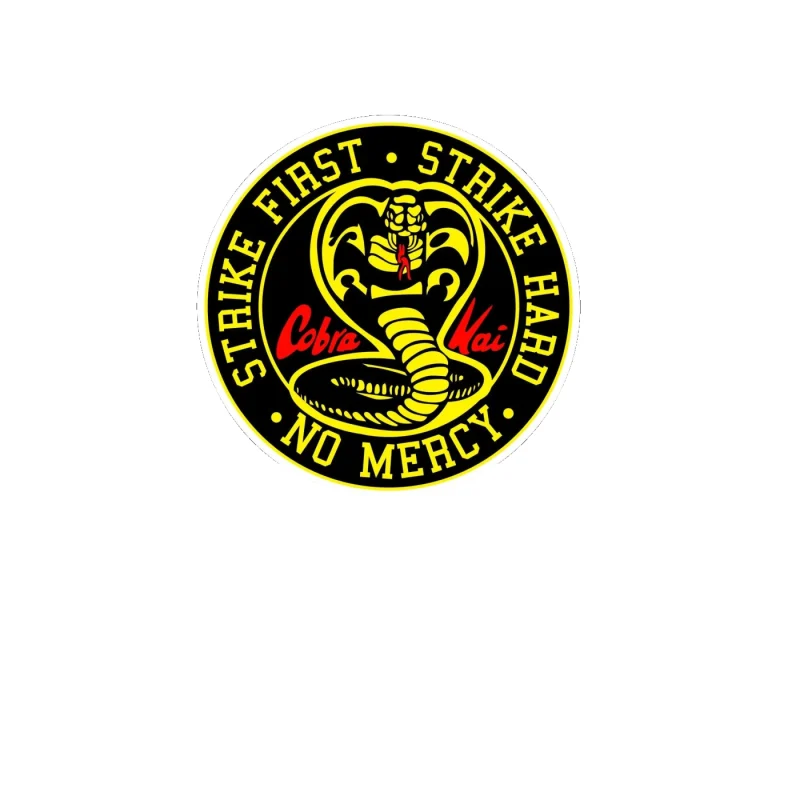 Cobra Kai Full Color Vinyl Sticker - Custom Size