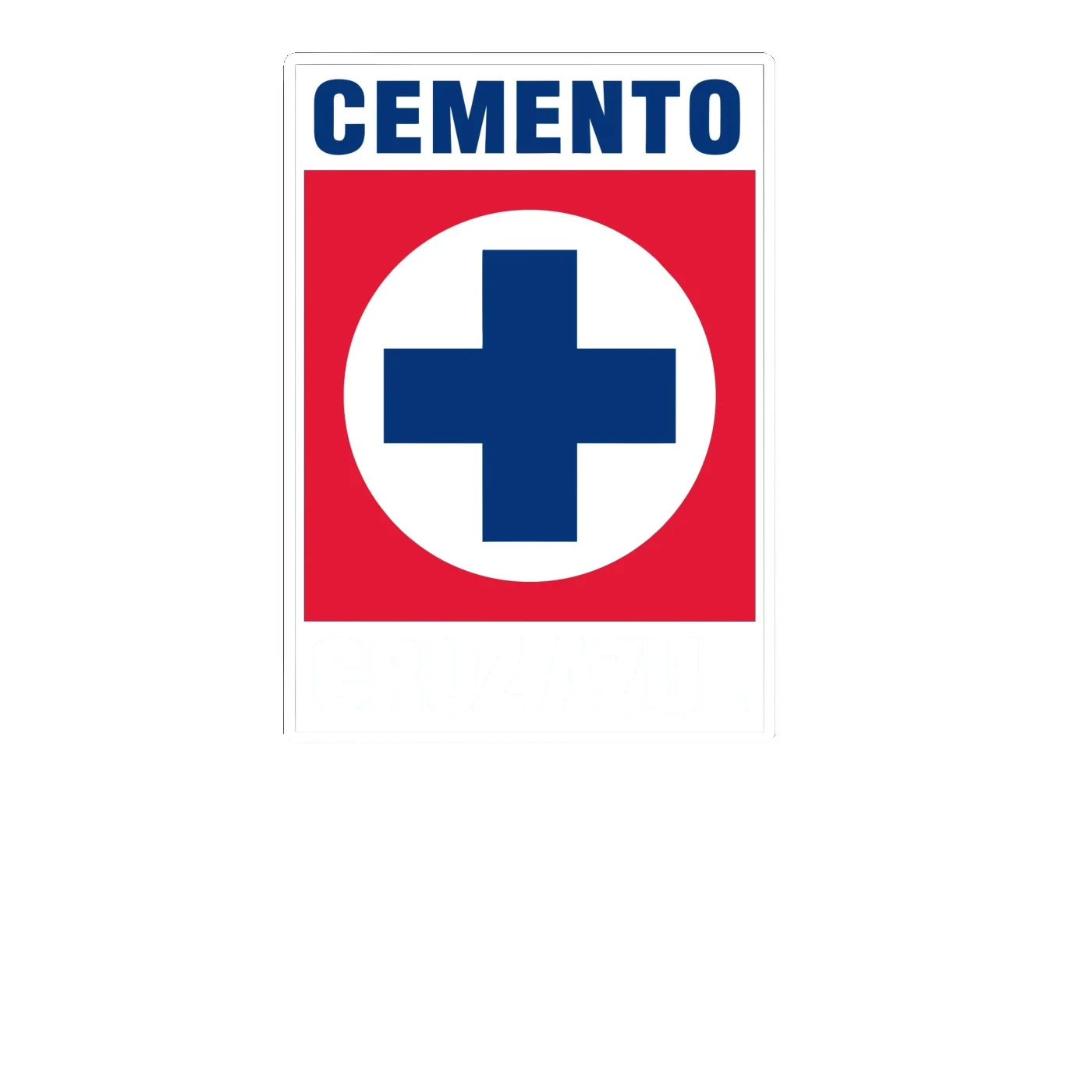 Cruz Azul - Image 1 - Full Color Vinyl Sticker - Custom Size