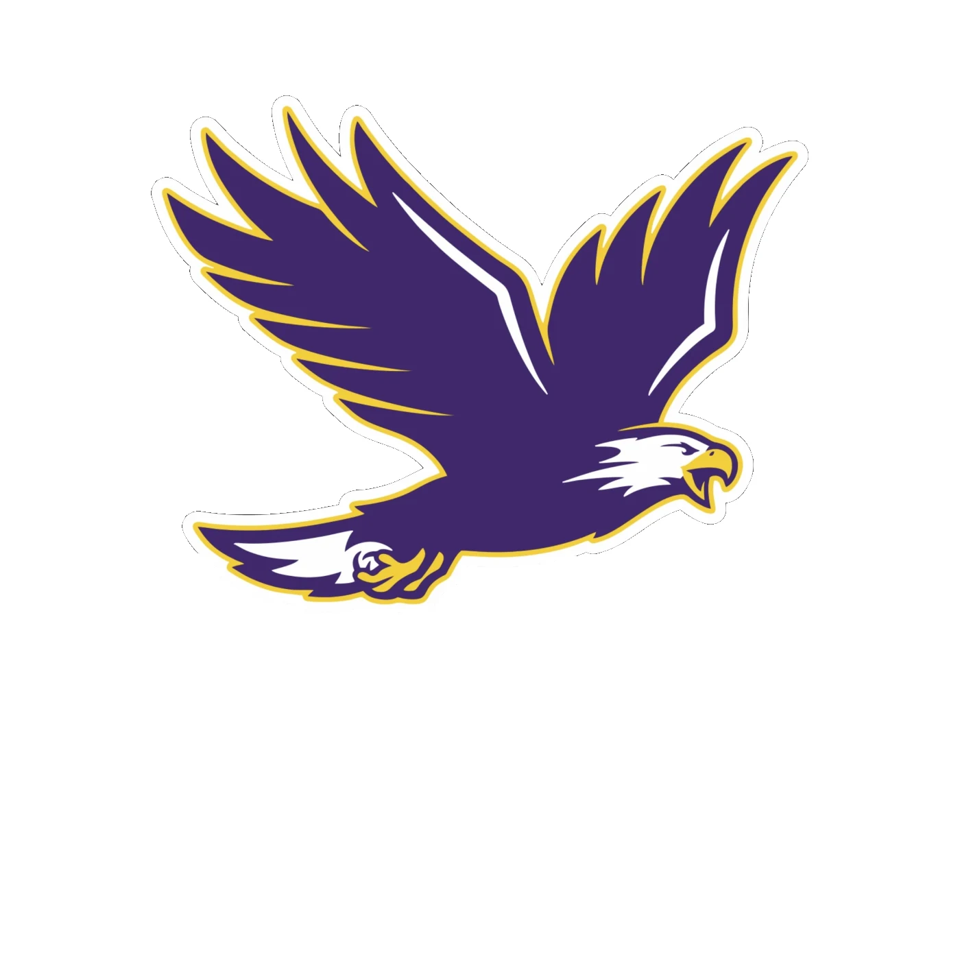 Custom for Patrick-Flying Eagle- Full Color Vinyl Decal