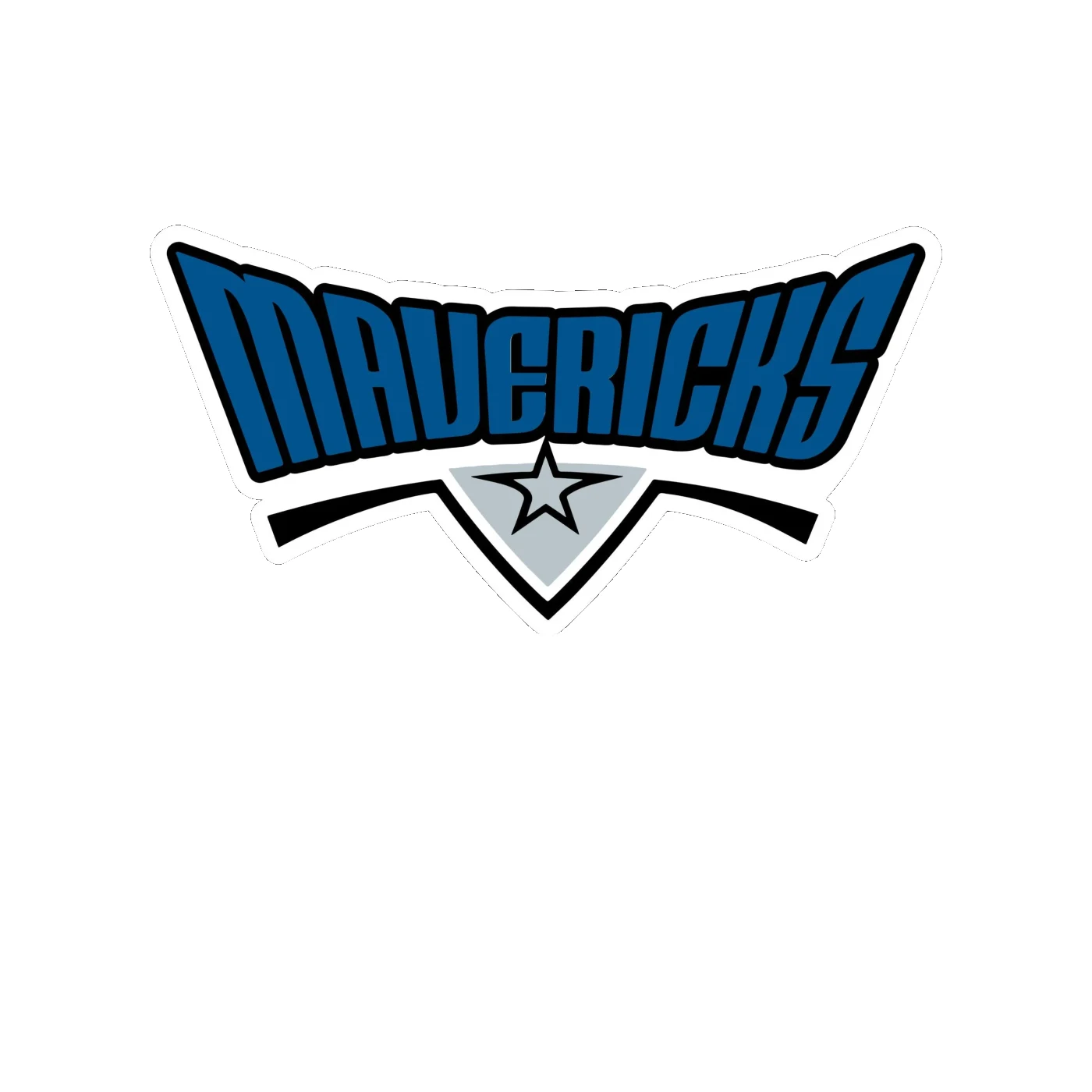 Dallas Mavericks - Mavericks - Full Color Vinyl Sticker - Custom Size