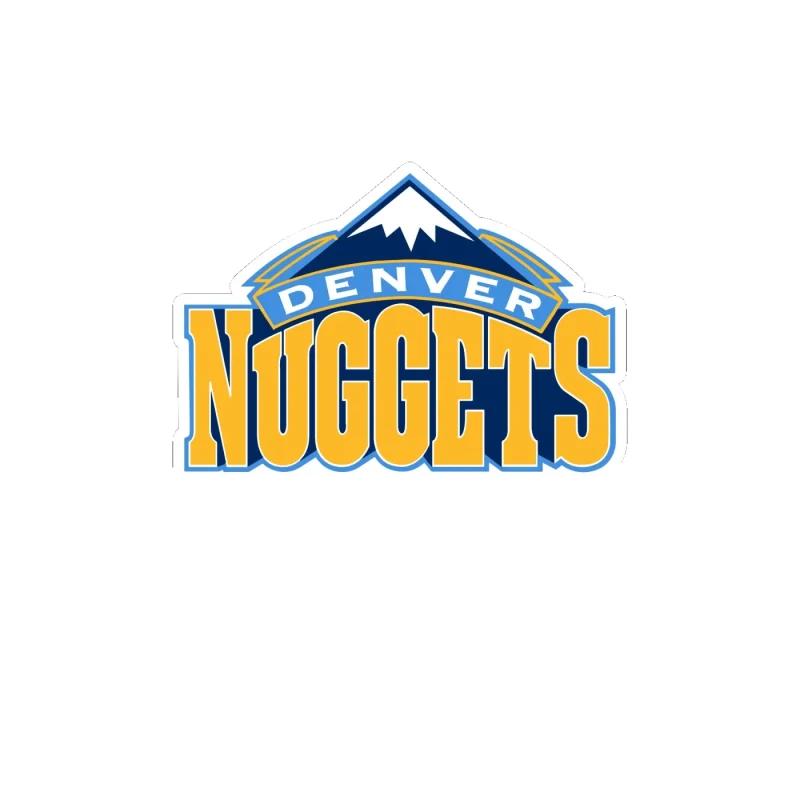 Denver Nuggets - Image 5 - Full Color Vinyl Sticker - Custom Size