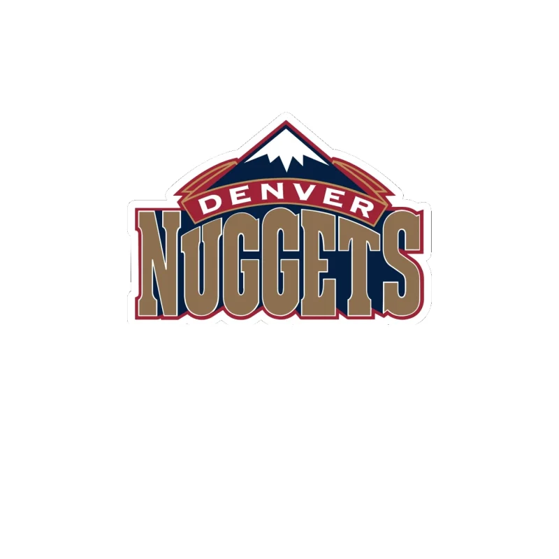Denver Nuggets - Image 4 - Full Color Vinyl Sticker - Custom Size