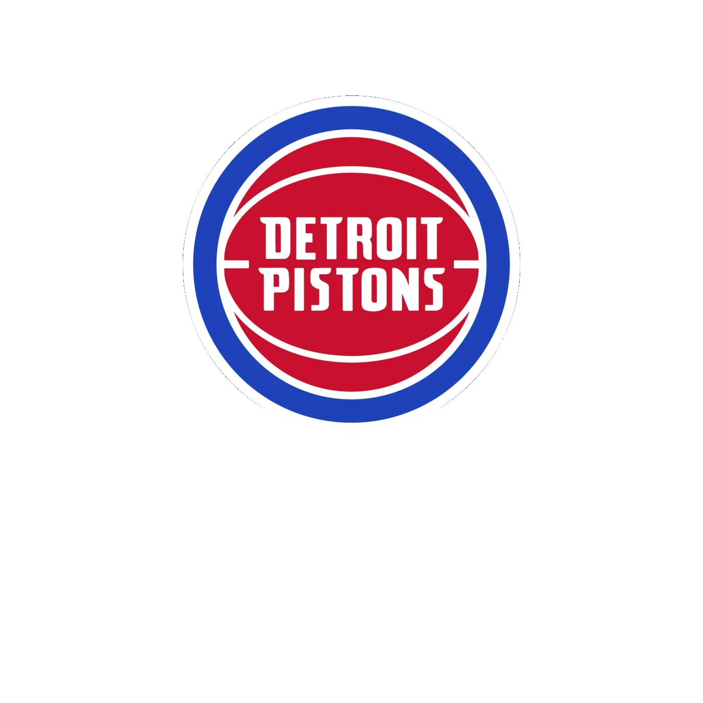 Detroit Pistons - Image 4 - Full Color Vinyl Sticker - Custom Size