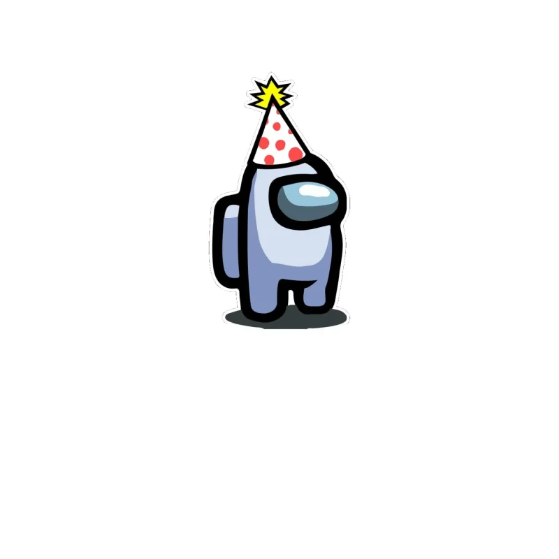Among us Full Color Vinyl Sticker - Custom Size