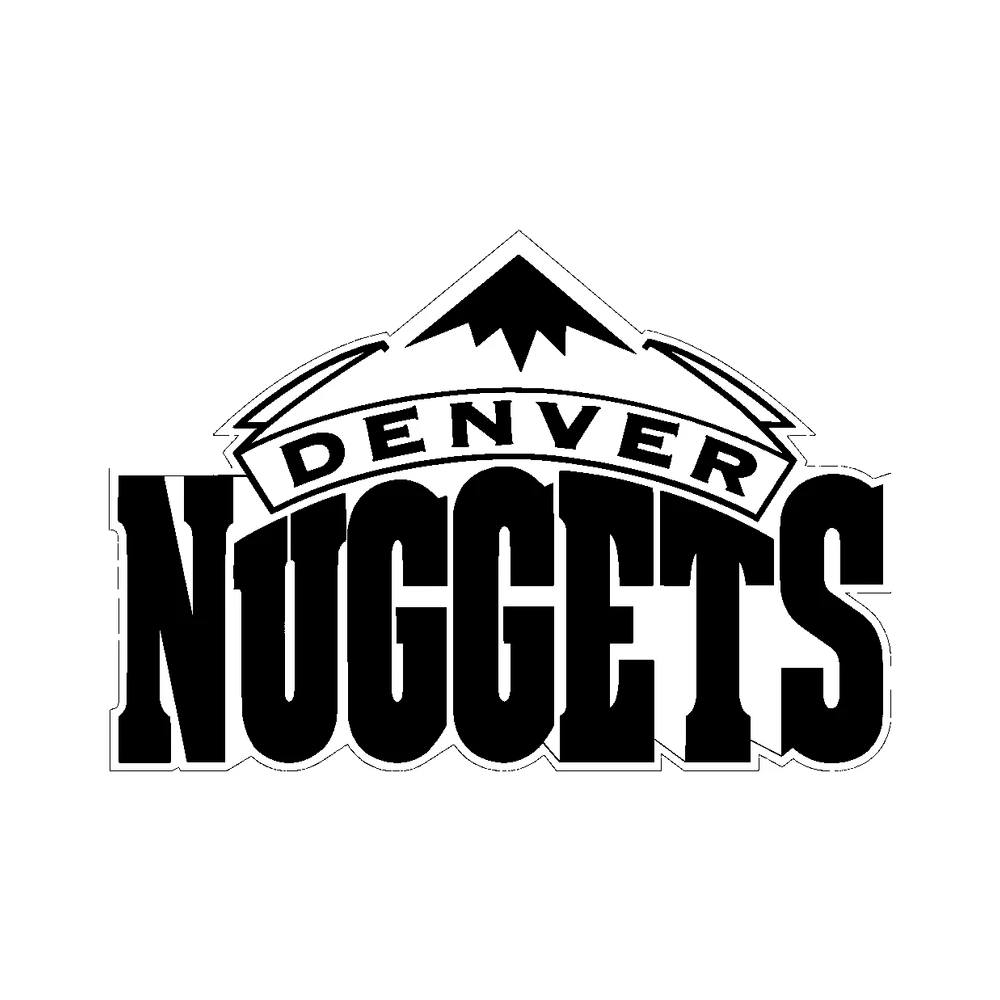 Denver Nuggets - Design 2 - Die Cut Vinyl Decal - Custom Size