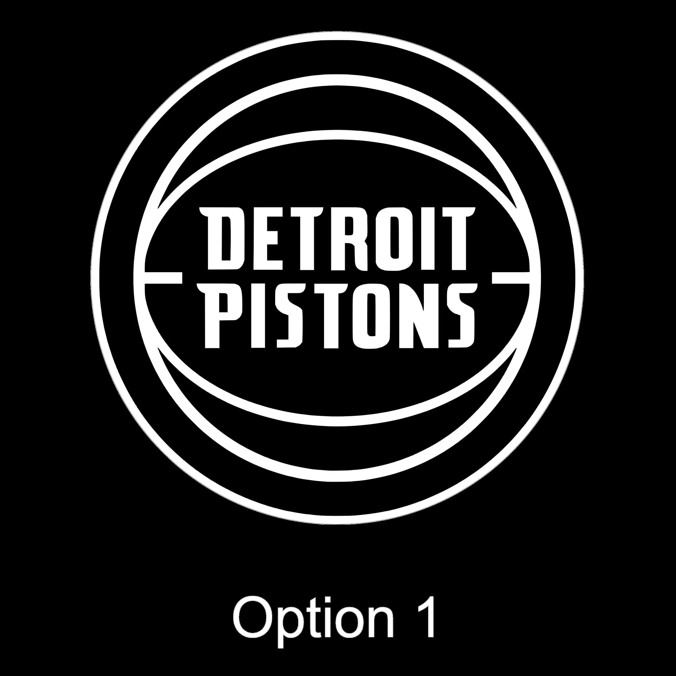 Detroit Pistons Vinyl Decal - Custom Size - Image 2
