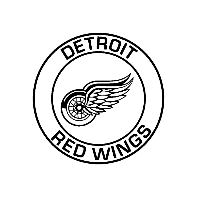 Detroit Red Wings - Design 2 - Die Cut Vinyl Decal - Custom Size
