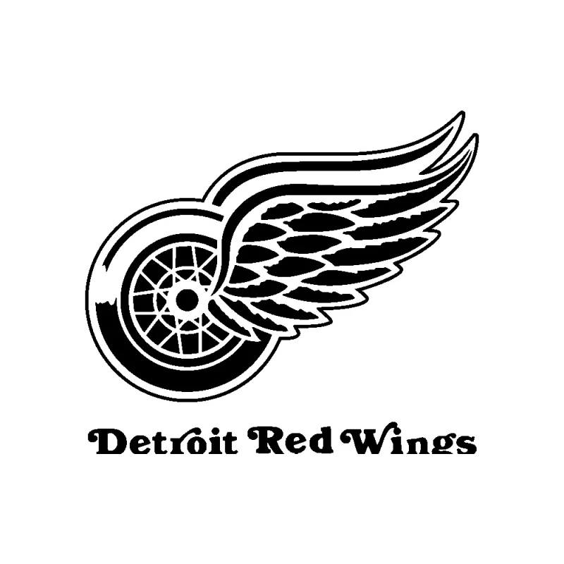 Detroit Red Wings - Design 3 - Die Cut Vinyl Decal - Custom Size