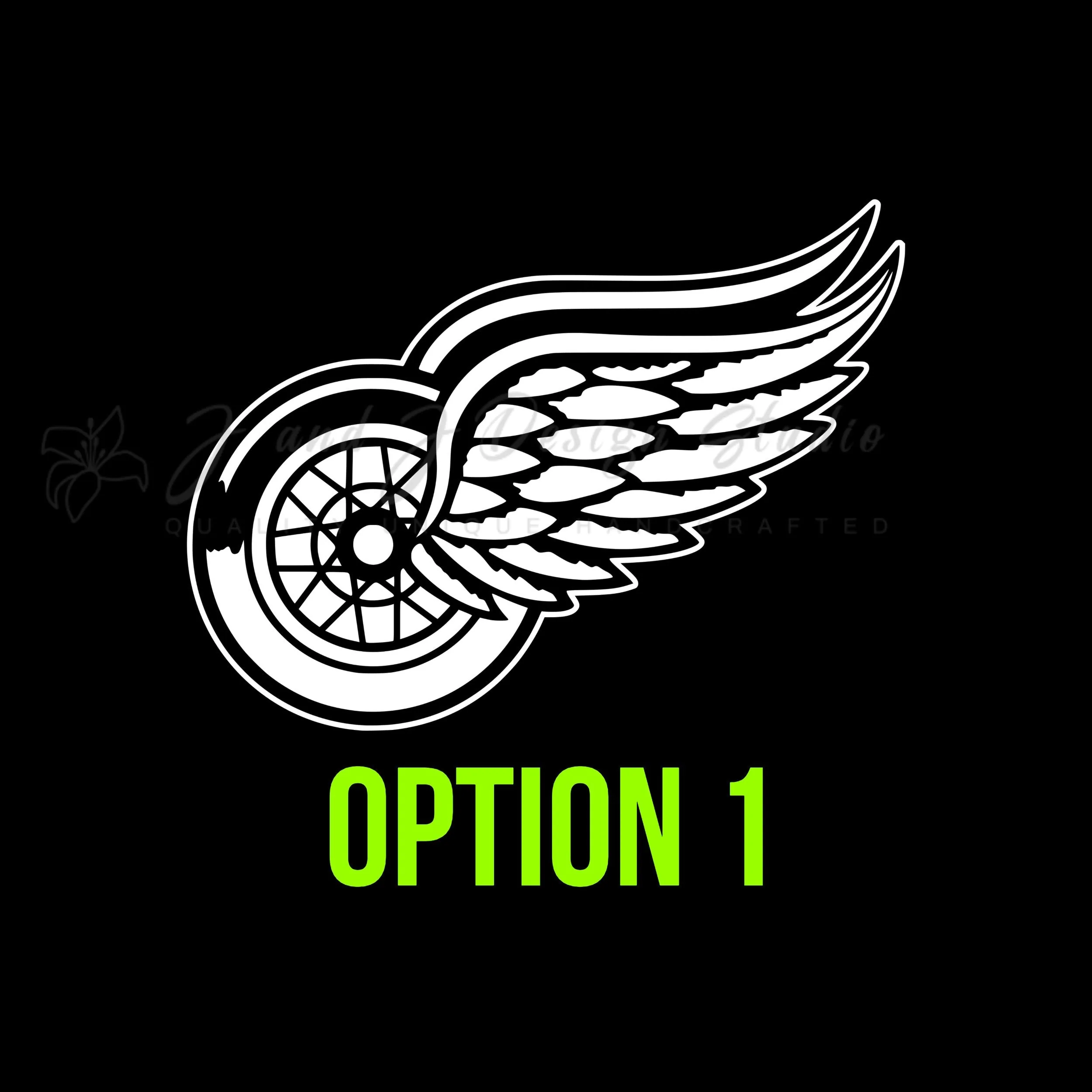 Detroit Red Wings Vinyl Decal - Custom Size - Image 2