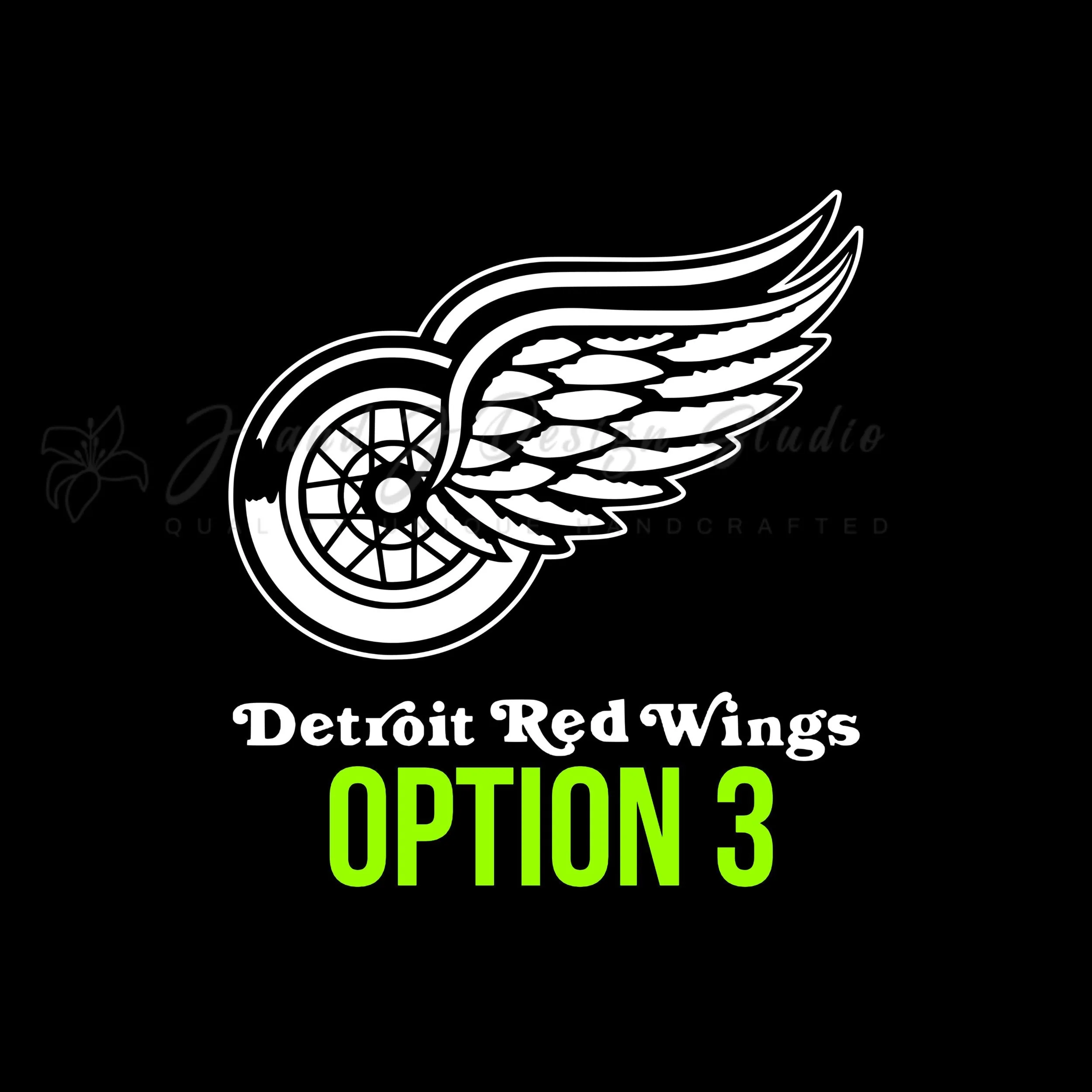 Detroit Red Wings Vinyl Decal - Custom Size - Image 4