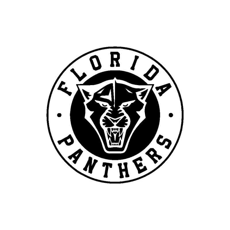 Florida Panthers - Design 2 - Die Cut Vinyl Decal - Custom Size