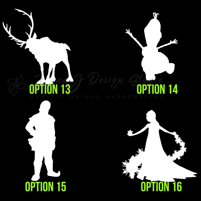 Frozen Vinyl Decal – Custom Size – Sports Stickers USA
