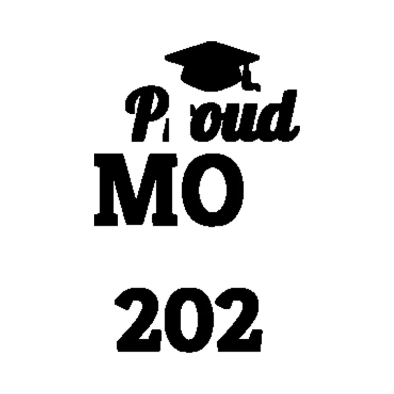 Graduation Vinyl Decal - Custom Size