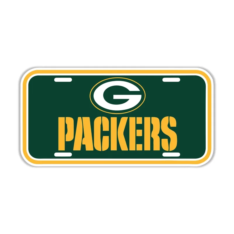 Green Bay Packers - Full Color Vinyl Sticker - Custom Size