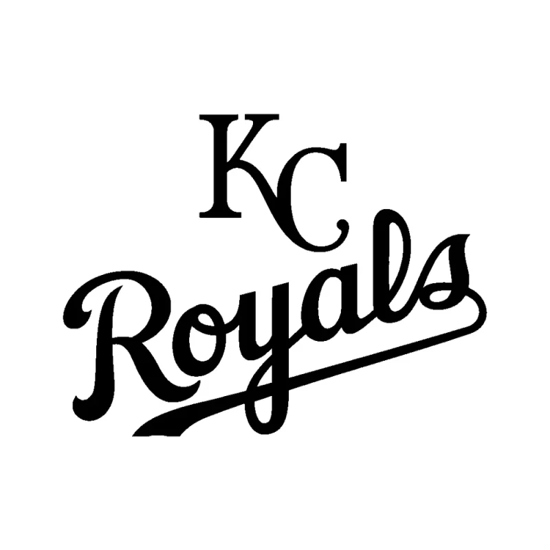 Kansas City Royals - Design 2 - Die Cut Vinyl Decal - Custom Size