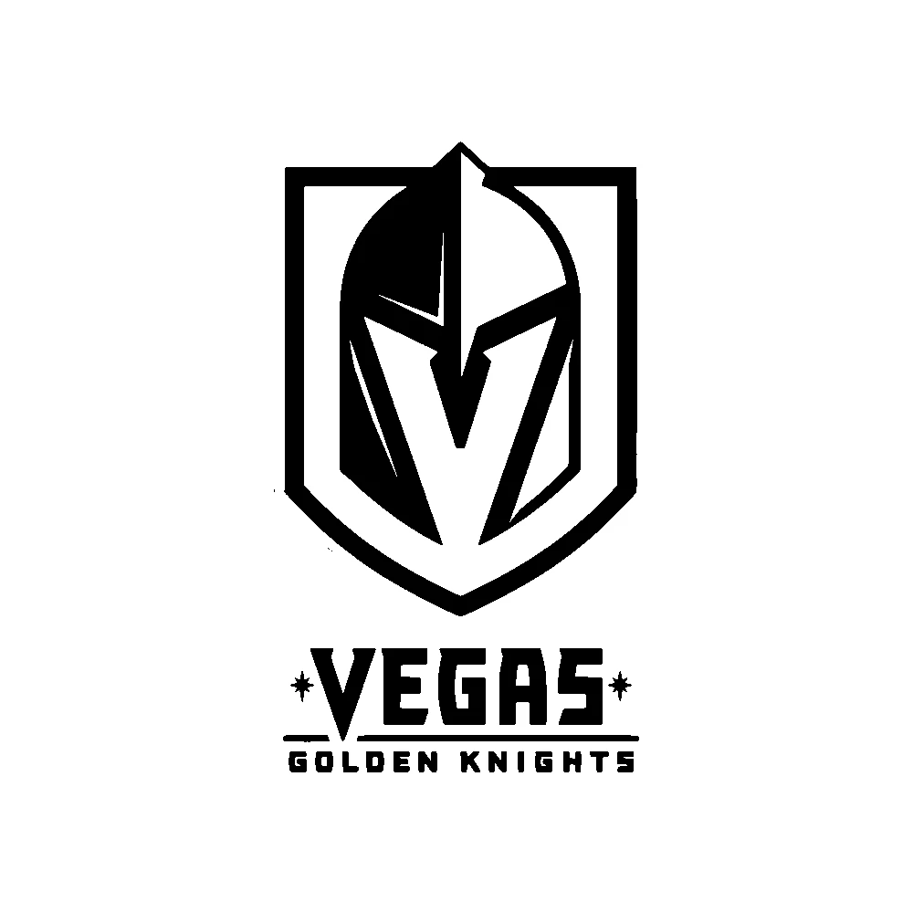 Las Vegas Golden Knights - Design 2 - Die Cut Vinyl Decal - Custom Size