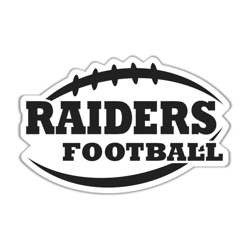 Las Vegas Raiders Full Color Vinyl Sticker - Custom Size