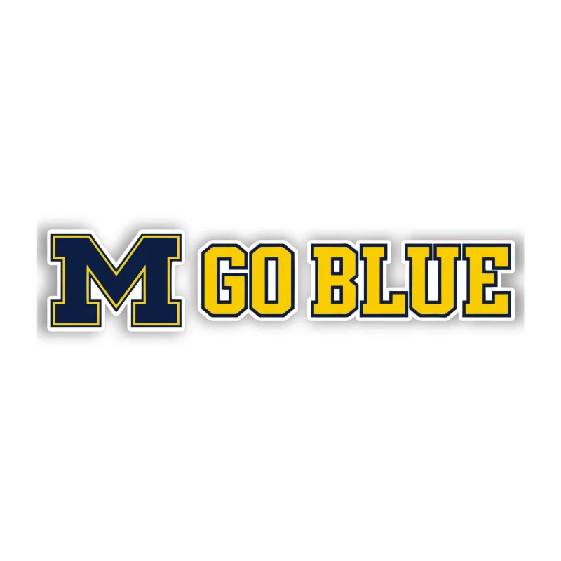 Michigan Wolverines Full Color Vinyl Decal - Custom Size