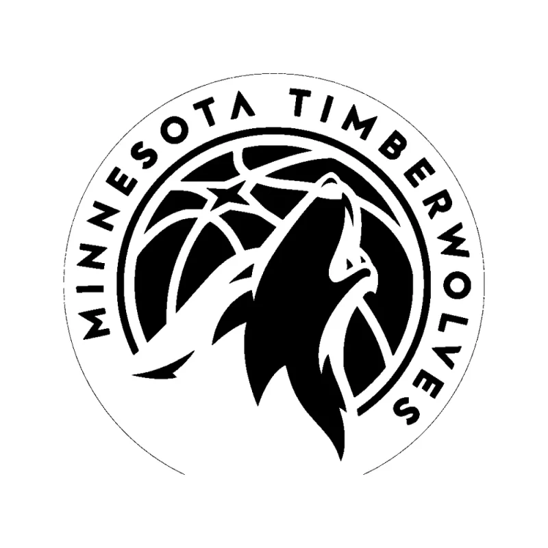 Minnesota Timberwolves - Design 1 - Die Cut Vinyl Decal - Custom Size