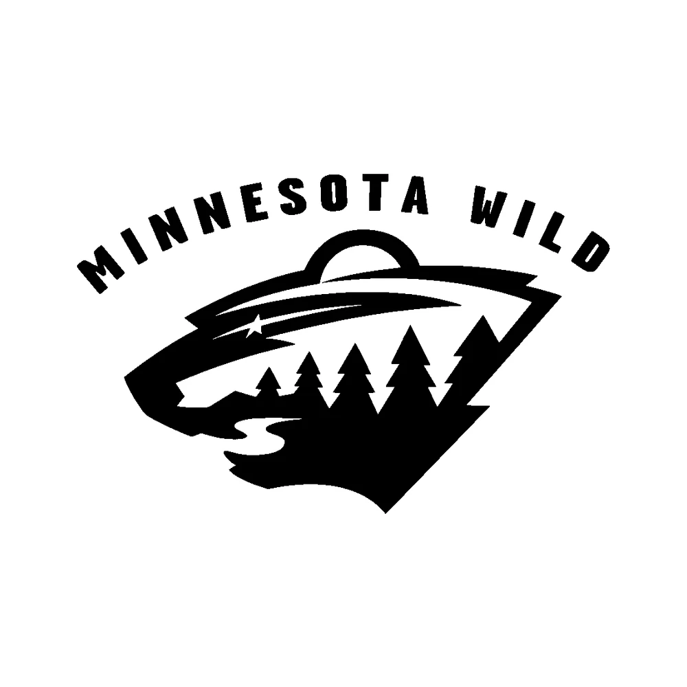 Minnesota Wild - Design 2 - Die Cut Vinyl Decal - Custom Size