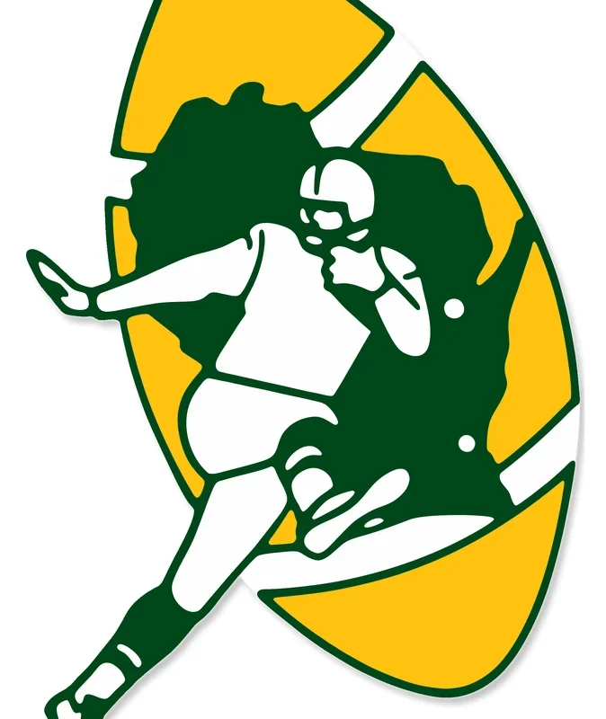 Packers Old School - Full Color Vinyl Sticker - Custom Size