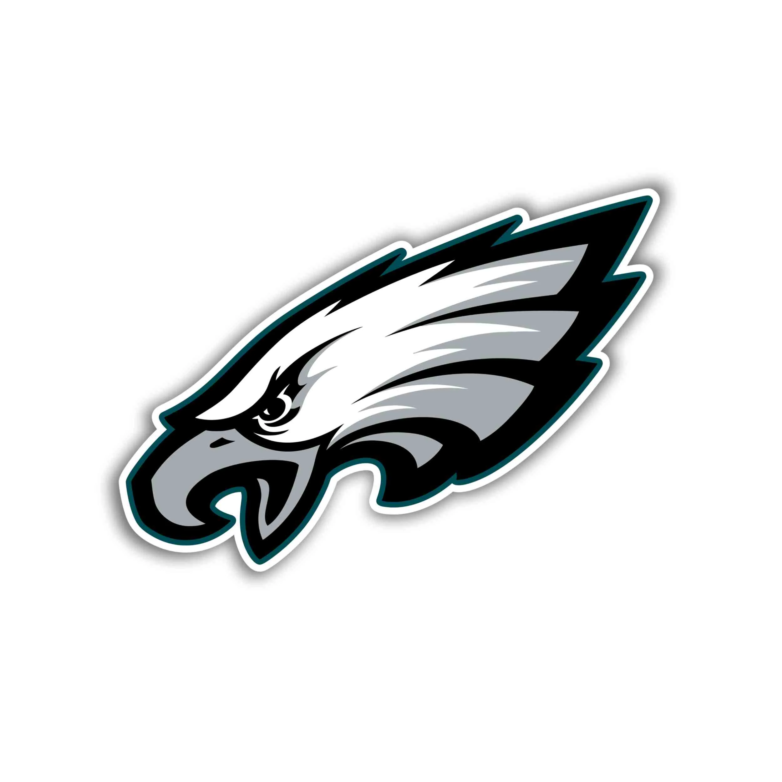 Philadelphia Eagles- Full Color Vinyl Sticker - Custom Size