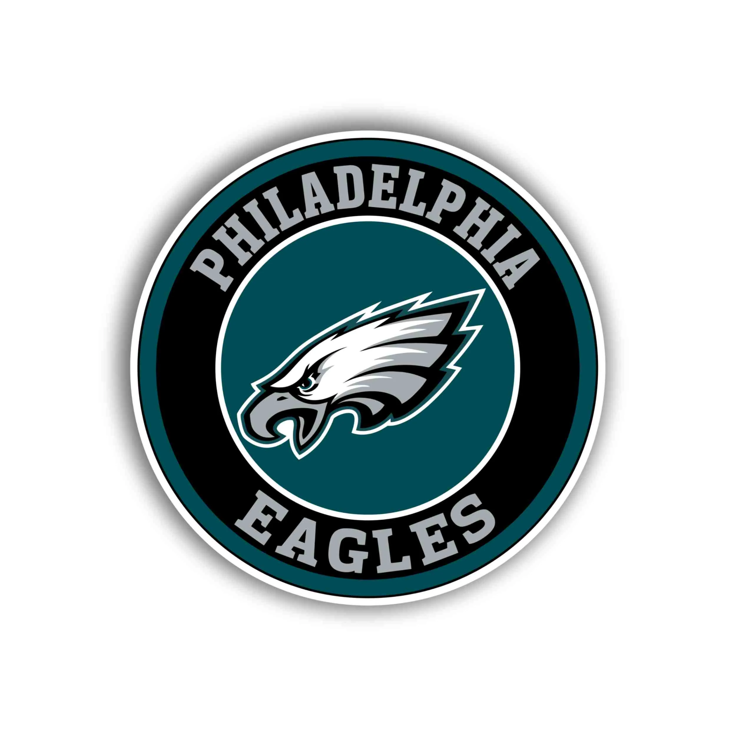 Philadelphia Eagles- Full Color Vinyl Sticker - Custom Size