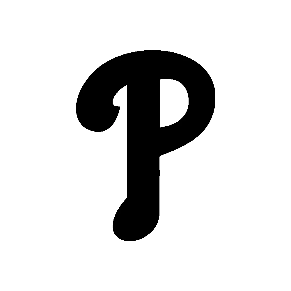 Philadelphia Phillies - Design 1 - Die Cut Vinyl Decal - Custom Size