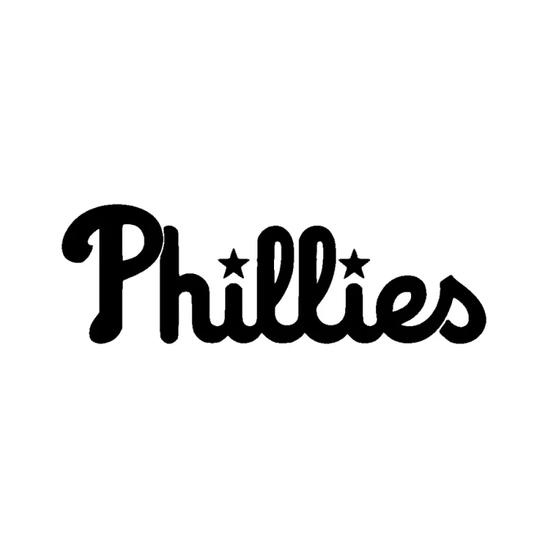 Philadelphia Phillies - Design 2 - Die Cut Vinyl Decal - Custom Size