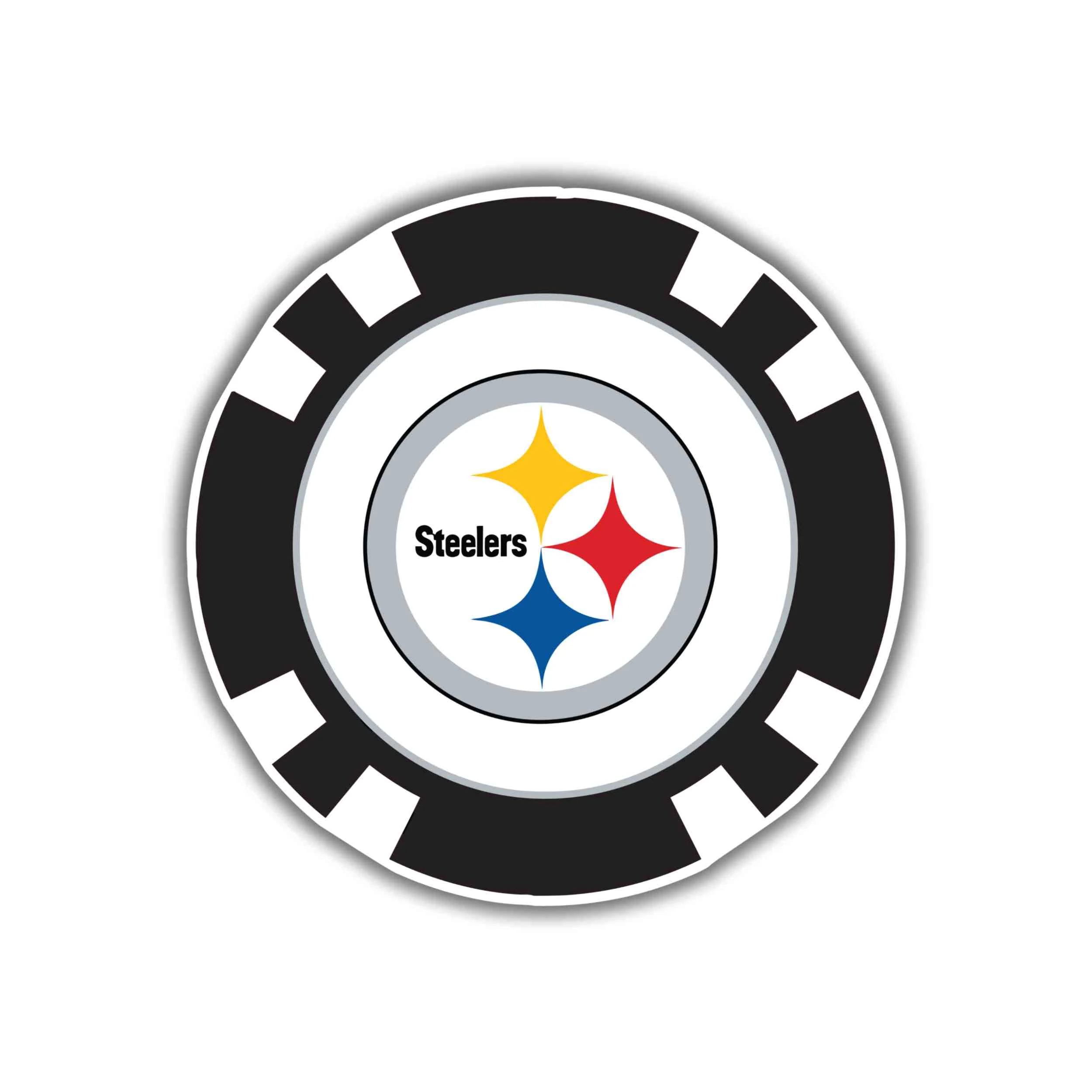 Pittsburgh Steelers Full Color Vinyl Sticker - Custom Size