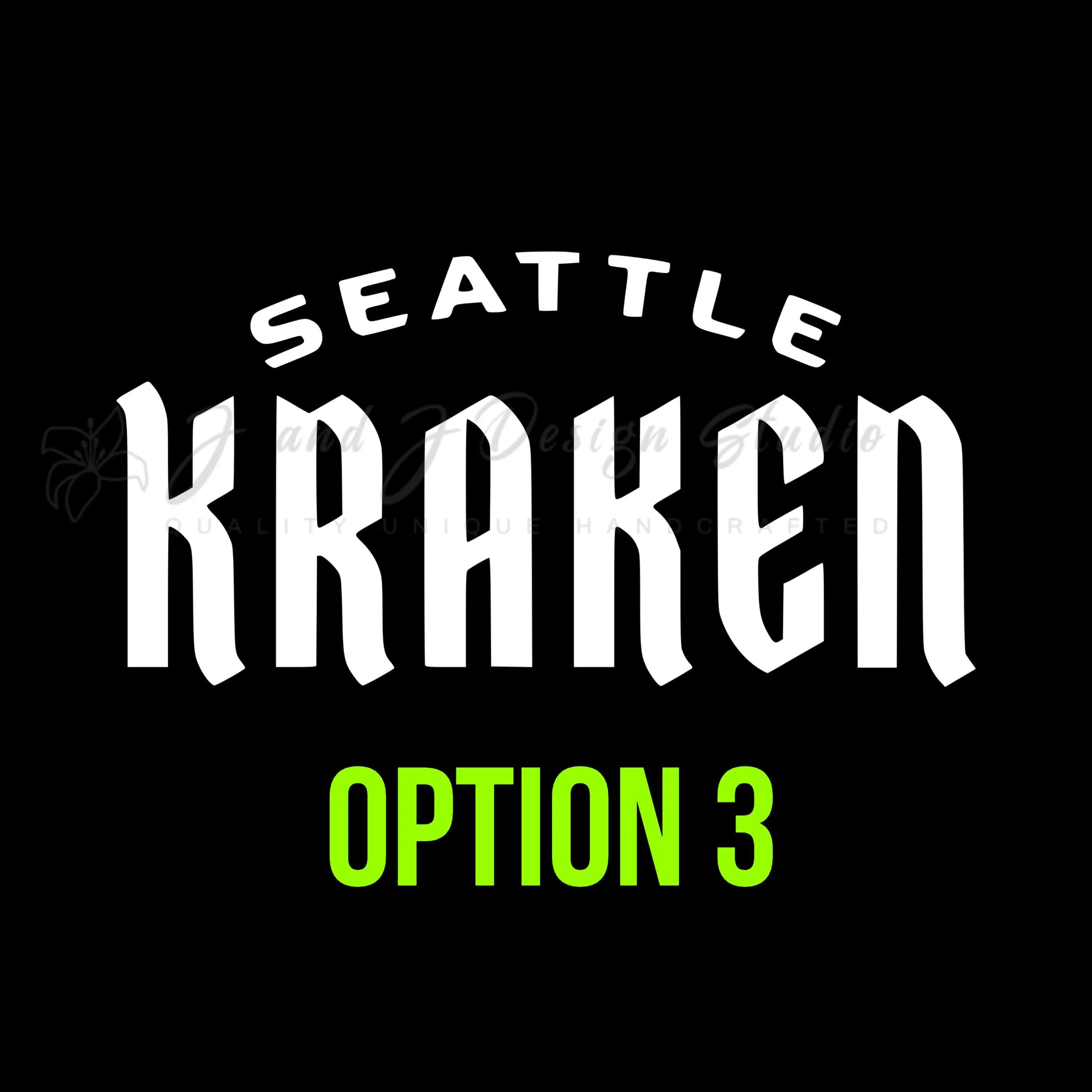 Seattle Kraken Vinyl Decal - Custom Size - Image 4