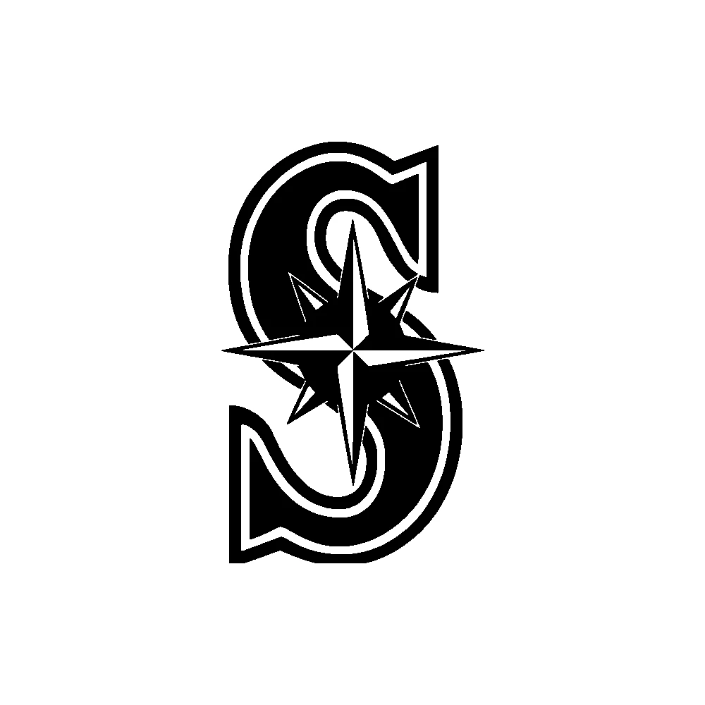 Seattle Mariners - Design 1 - Die Cut Vinyl Decal - Custom Size