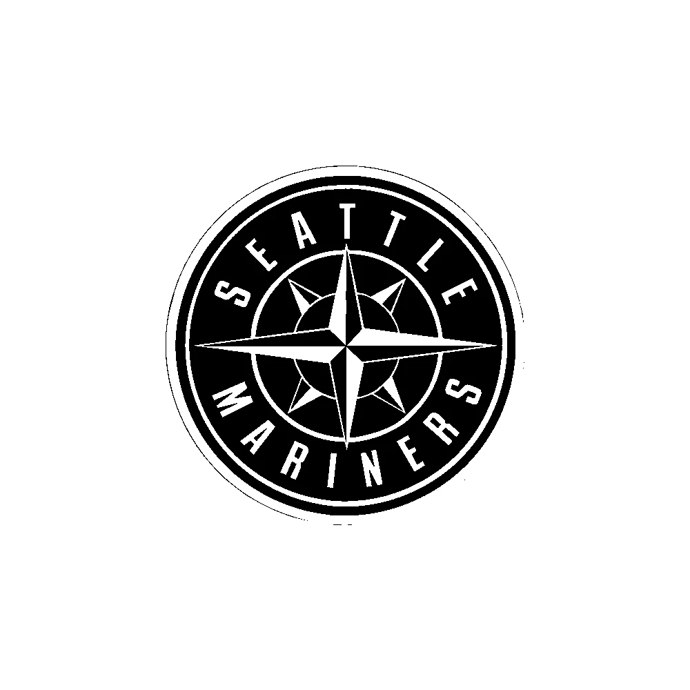 Seattle Mariners - Design 2 - Die Cut Vinyl Decal - Custom Size