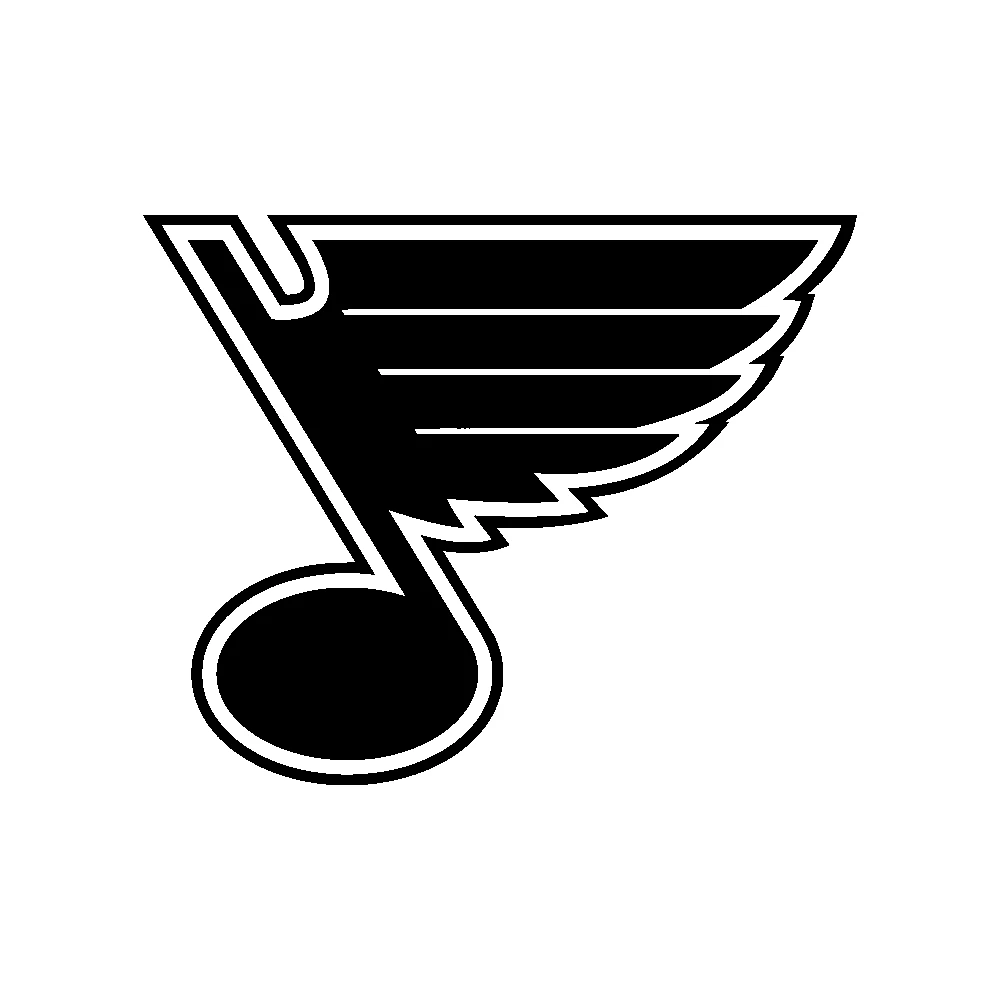 St. Louis Blues - Design 1 - Die Cut Vinyl Decal - Custom Size