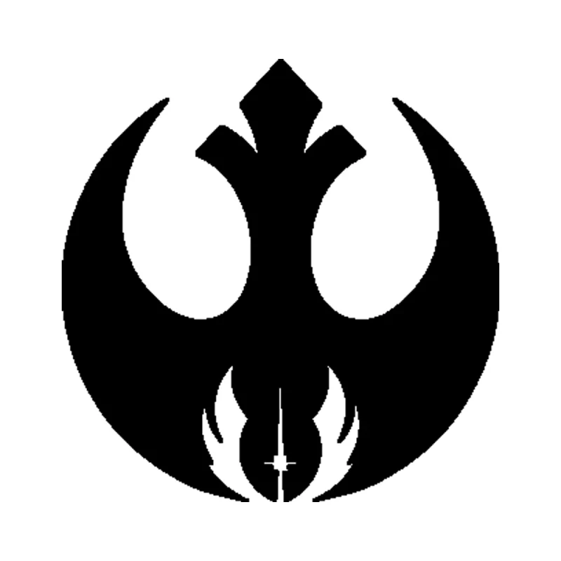 Star Wars Rebel Jedi Vinyl Decal - Custom Size