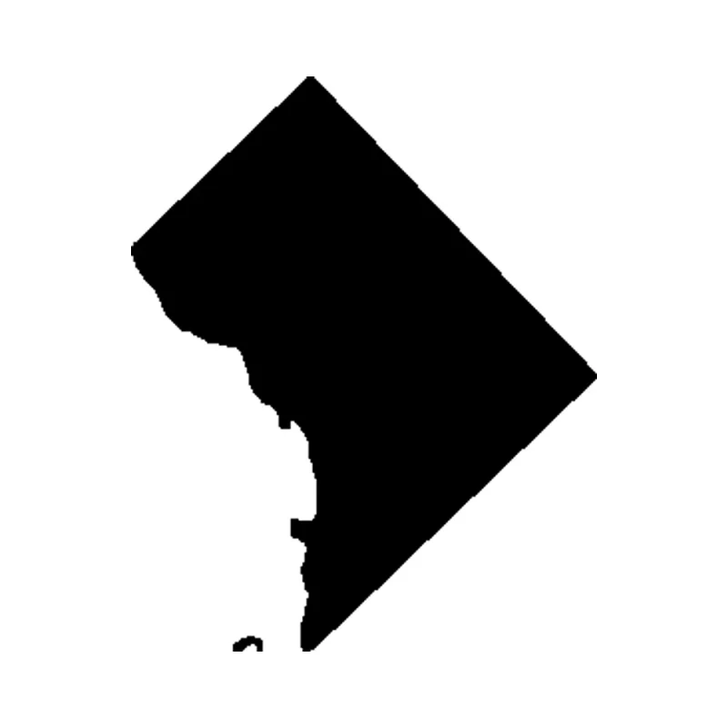 State of Washington D.C. - Custom Size