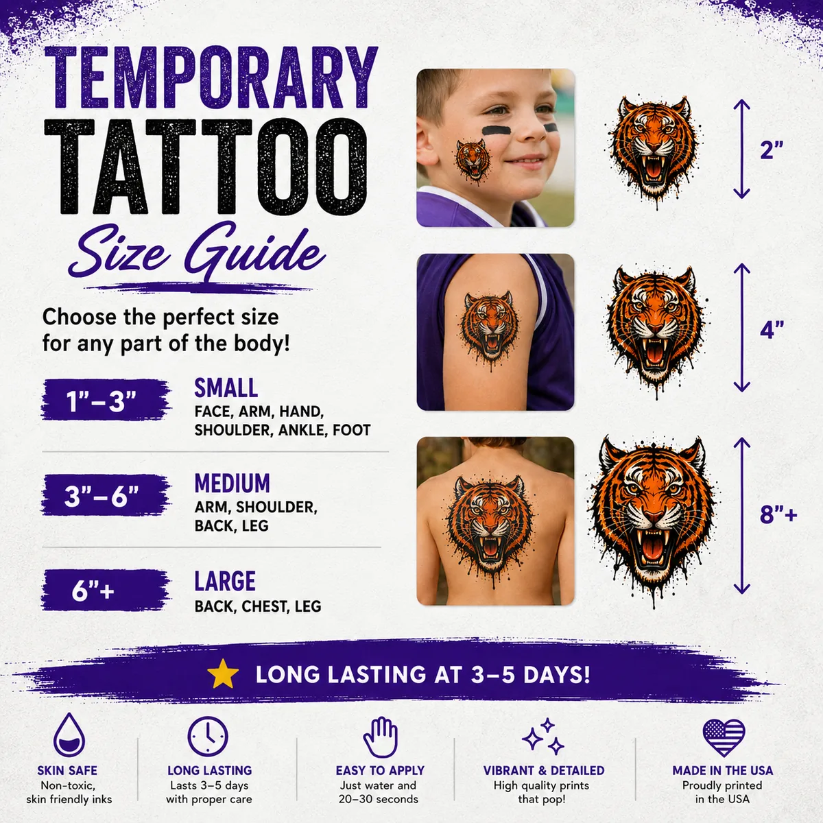 Packers Old School - Temporary Tattoo - Image 3