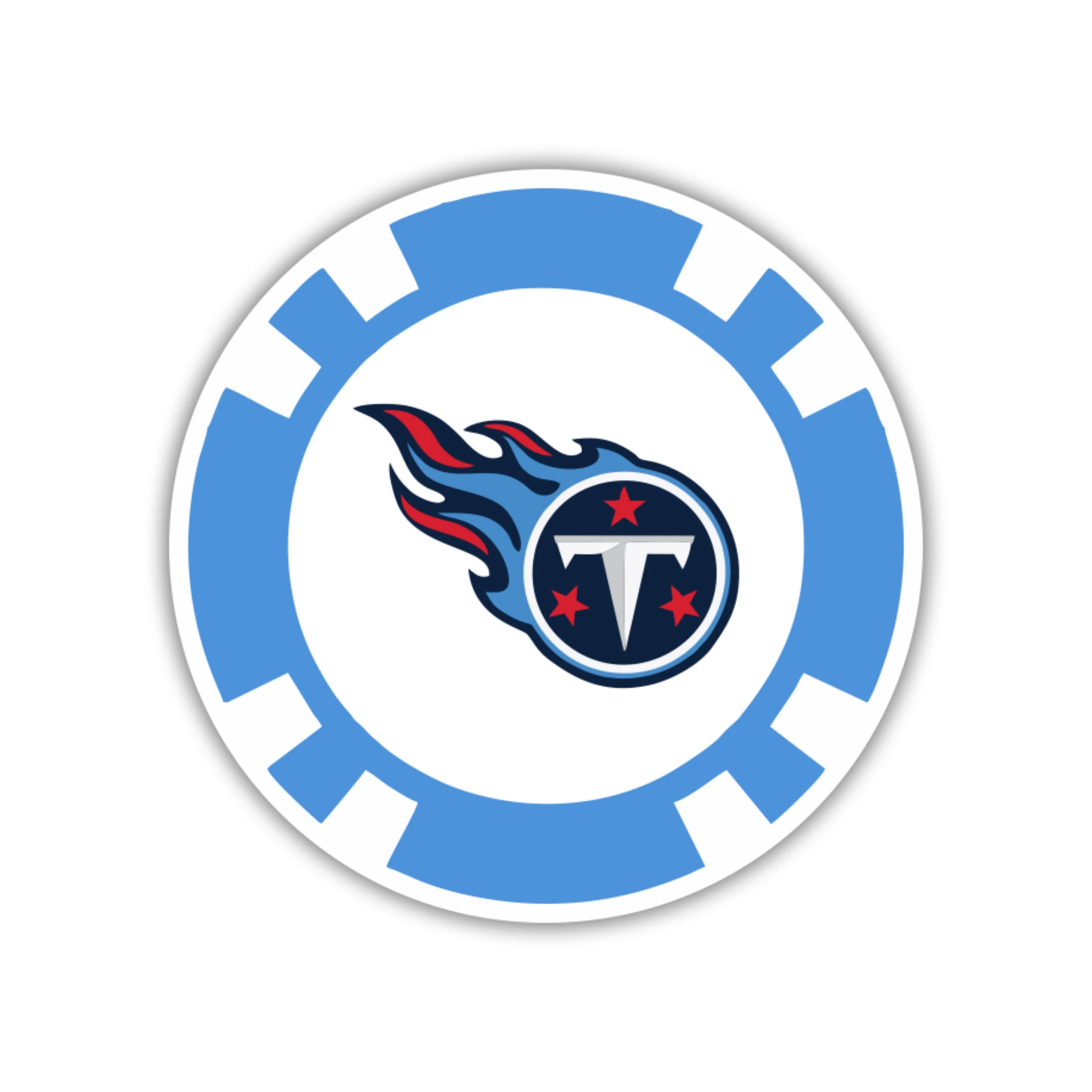 Tennessee Titans Full Color Vinyl Sticker – Custom Size