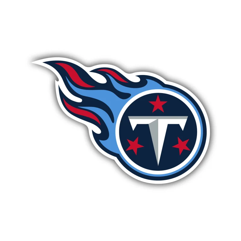 Tennessee Titans Full Color Vinyl Sticker – Custom Size